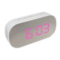 Led Digital Alarm Clock Desktop Kids Bedroom Home Decor White Light