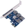 Pcie 1x to 4 Pci-express Adapter+ver006 C Riser Card