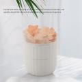 Portable Usb Air Humidifier Crystal Salt Stone Aroma Diffuser, White
