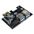 Pci-e 1x to 16x Usb3.0 Graphics Adapter Expansion Card for Btc Mining