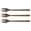Wooden Forks, 15 Pieces Wood Salad Dinner Fork Tableware