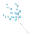 10pcs Crystal Bud Branches for Wedding Party(light Blue)14-16cm