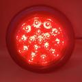 2pcs 12v-24v 16led Car Round Red Taillights for Truck Trailer Lorry