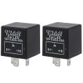 2x Led Indicator Flasher Relay Repeater E.l.b 3pin Car Motorcycle