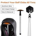 Portable Golf Club Stiff Arm Support Protector Travel Bag,orange