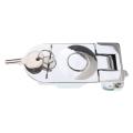 Recessed Latch with Key Compression Push Lock for Car Motorhome