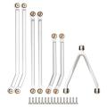 High Clearance Chassis Link Rod Set for 1/24 Rc Car Axial Scx24,3