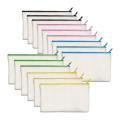 15 Pack Blank Diy Zipper Bags for Makeup Cosmetic Toiletry Stationary