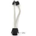 8 Pin to 2 X 8 Pin (6+2) Pcie Power Splitter Cable 9 Inches (6 Pack)
