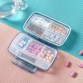Travel Pill Organize Large Portable Moisture Proof Vitamin Case