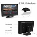 5 Inch 800x480 Tft Screen Monitor with Dual Mounting Bracket for Car