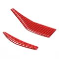 Car Gear Indicator Strip Stickers Trim for Ram 1500 2018-2022 ,red