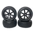 4pcs Large Tires for Wltoys 144001 144010 124019 1/12 1/14 Rc Car