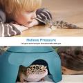 Reptile Hides Humidification Cave Help Your Pets Shedding, Brown