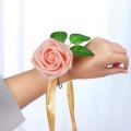 Artificial Rose Flowers, Pink Roses Real Touch Foam Fake Rose Bulk
