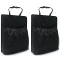 Car Net Mesh Pocket Seat Back Multi-pocket Storage Bag Black