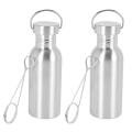 Portable Stainless Steel Water Kettle with Hook Outdoor 500ml