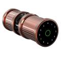 Biometric Fingerprint Digital Password Door Lock Dark Red