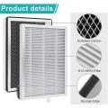 H13 True Hepa Filter for Medify Ma-25 Air Purifier, 3-in-1 Pre-filter