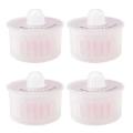 4pcs Aromatherapy Fragrance Deodorant Capsules for Ecovacs T9, Pink