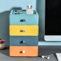 2 Tiers Drawer Storage Case Pp Document Table Office Supplies 4