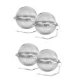 4pcs Stainless Steel Mesh Tea Ball 2.7 Inches Tea Strainers for Tea