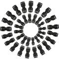 40 Pcs Push to Connect Fittings Kit Quick Release (1/4 5/16 3/8 1/2)
