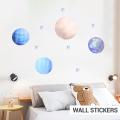 Diy Solar System Wall Stickers, Space Planet Wall Decals,for Kid Baby