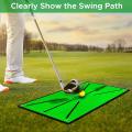 Golf Swing Training Mat 12 X 24in Portable Impact Mats for Backyards
