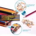 72 Colored Pencils for Adult Coloring Books with Roll Up Canvas Bag