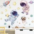 Cute Space Astronaut Children's Wall Stickers Room Wall Home Decor