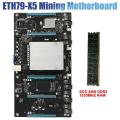 Eth79-x5 Mining Motherboard Lga 2011 with Ecc Ddr3 4g for Miner