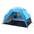 Tent-3/4 Person-camping-tents, with Removable Top for Outdoors,blue