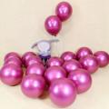 50pcs 10 Inch Latex Balloons Chrome Glossy for Party Decor- Red