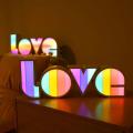 Valentine's Day Led Love Shape Light for Wedding Party Decoration C