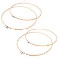 6 Pcs 16 Inch Embroidery Hoops Cross Stitch Hoop Ring for Art Craft