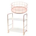 Nordic Style Rose Gold Iron Storage Sundries Storage Tray