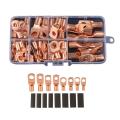 140pcs Automobile Copper Ring Terminal Wire, Welding Connector Kit