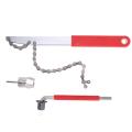 Bike Cassette Removal Tool with Chain Whip and Auxiliary Wrench