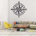 Metal Decorative Nautical Compass Wall Decor Living Room Office Porch