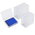 10pcs Playing Card Box Trading Card Case Clear Plastic Storage Box