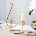 Metal Wrought Iron Candle Holder Hotel Wedding Decoration Props A