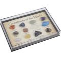 12pcs/set Stone and Mineral Natural Crystal Gemstone Mineral Specimen