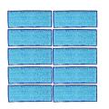 10pc Washable Wet Mopping Pads Damp Pads Dry Pad Cloth