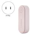 Plug In Air Purifier for Home Cleaner Mini Air Ionizer Pink Us Plug
