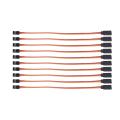 10 Pieces Of Male-to-female Servo Extension Cords for Rc Futaba's Jr