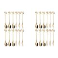 12pcs Dessert Spoon and Fork Set Stainless Steel Mixing