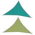 3x3m Waterproof Triple-cornered Outdoor Shade Sail Cloth-green