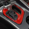 Gear Shift Panel Cover Trim for Dodge Challenger 2015-2020 (red)