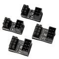 Gpu Vga Atx 8 /6 Pin Female to Male Connector for Image Card,4pack